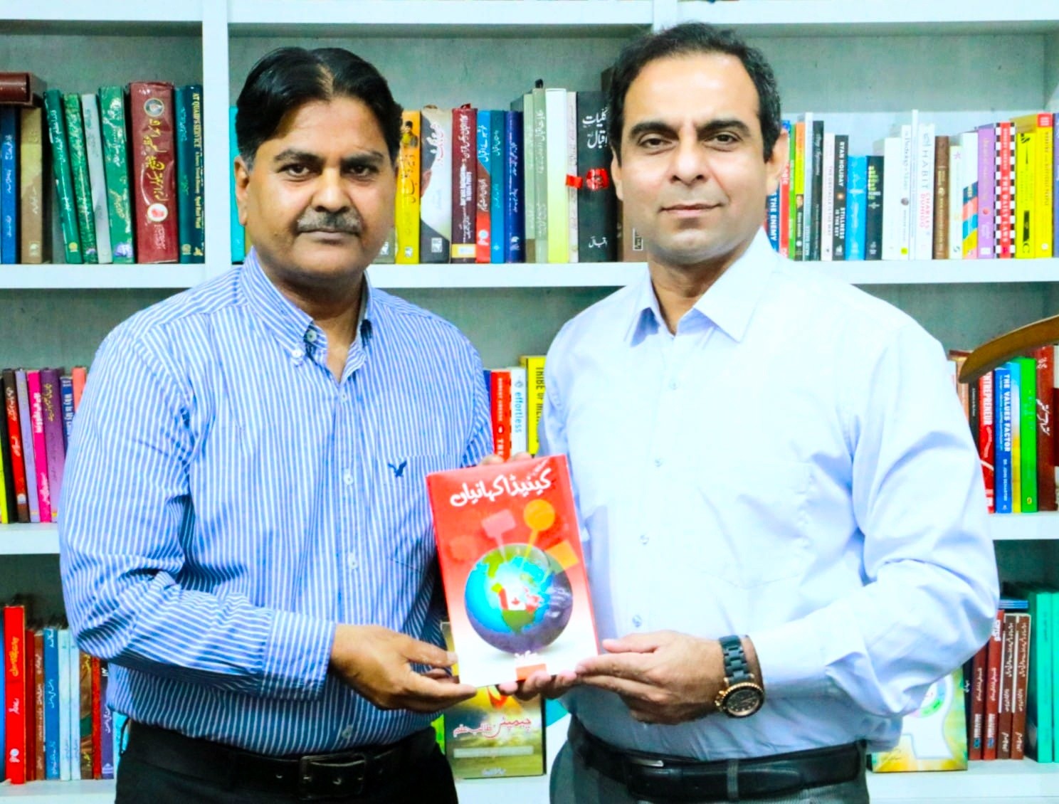 With Qasim Ali Shah
