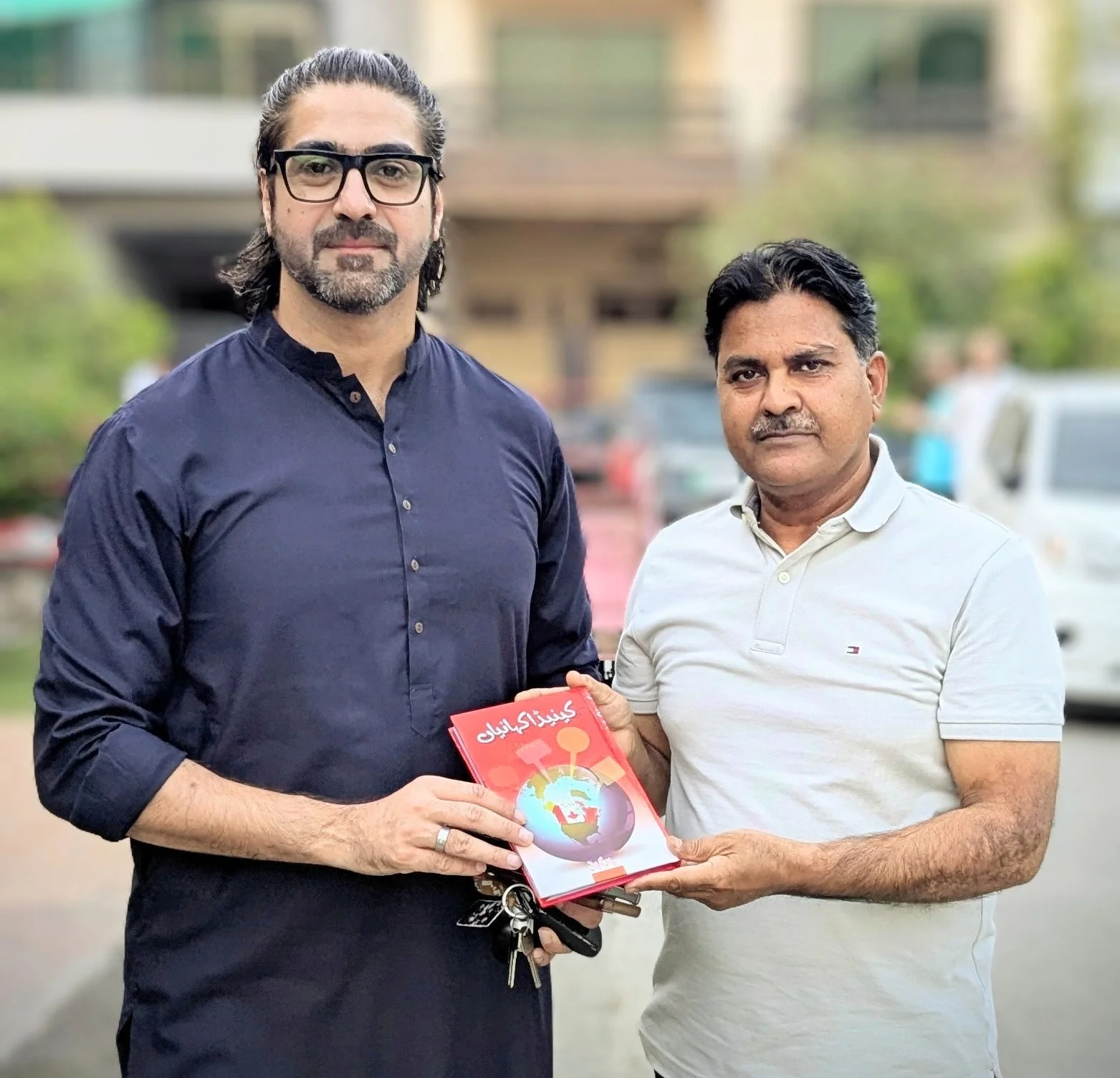 With Syed Ali Haider